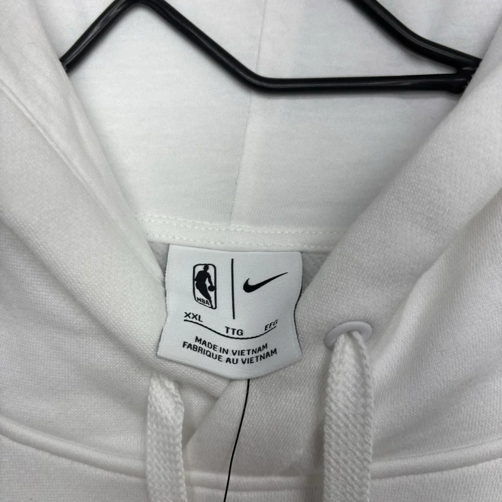 Cleveland Browns Nike Hoodie Mens 2XL Throwback Logo Club Pullover White NWT